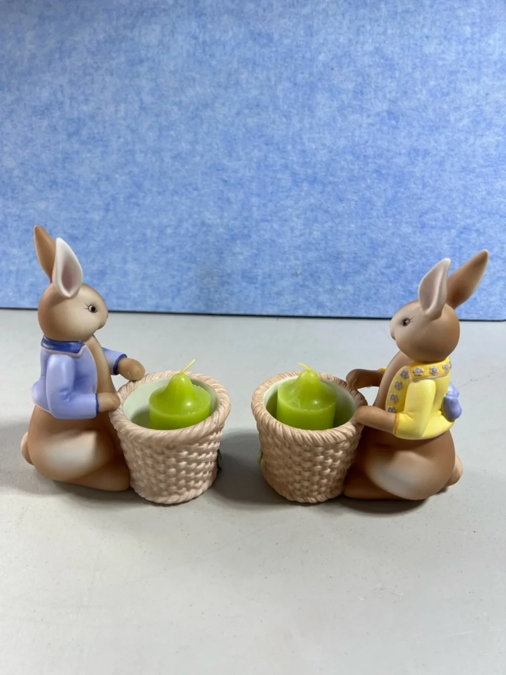 PartyLite Bertie & Bea votive candle holder pair #P7735, Retired in original box - Picture 2 of 13